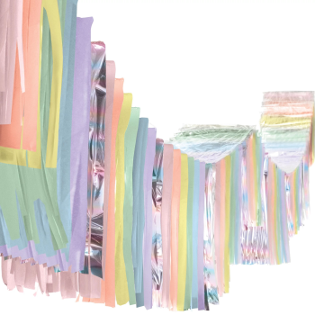 Picture of Pastel Tissue And Foil Ceiling Decor 12'