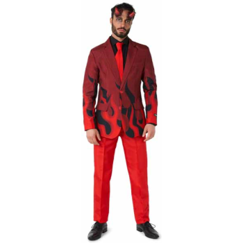 Picture of SUIT - THE DEVIL RED - ADULT SMALL