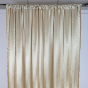 Picture of 10' x 10' SATIN BACKDROP CURTAIN - CHAMPAGNE