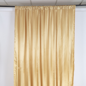 Image de 10' x 10' SATIN BACKDROP CURTAIN - GOLD