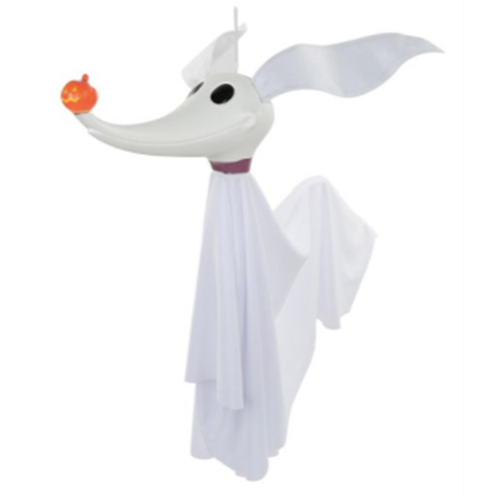 Picture of NIGHTMARE BEFORE CHRISTMAS - ZERO POSABLE HANGING DECORATION 15.5"