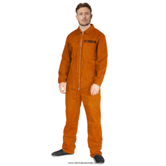 Image sur ORANGE JUMPSUIT - ADULT MEDIUM
