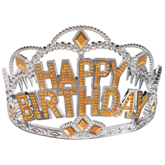 Image sur WEARABLES - GOLD/SILVER BIRTHDAY TIARA