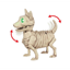 Image de ANIMATED 7"  DOGGIE BONEZ SKELETON