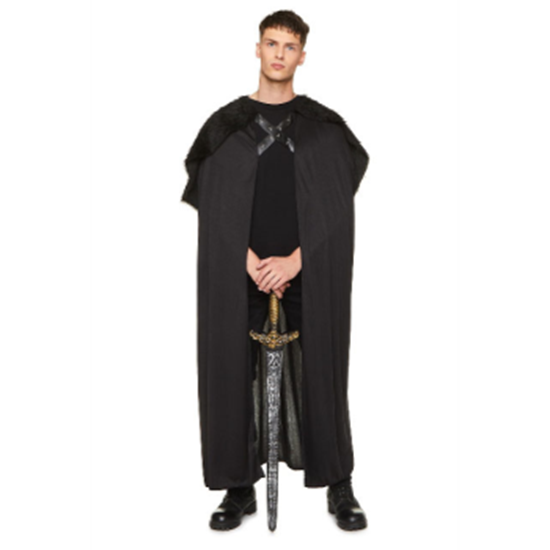 Picture of CAPE - BLACK FUR CAPE