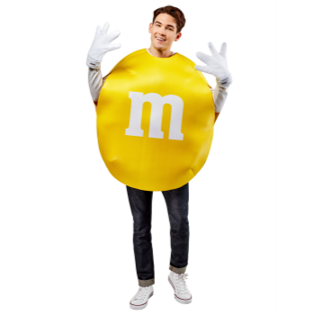 Picture of M&M ADULT COSTUME - YELLOW