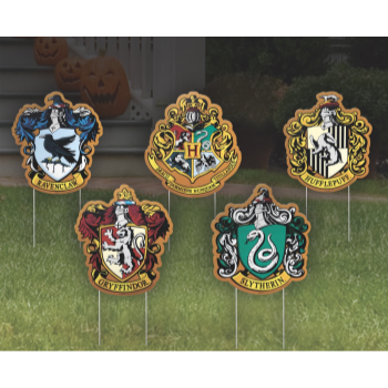 Picture of HARRY POTTER - HOUSE CREST LAWN SET (5)