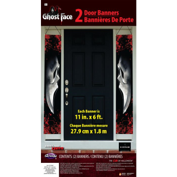 Image de GhostFace Door Banner 2Pk - 72"