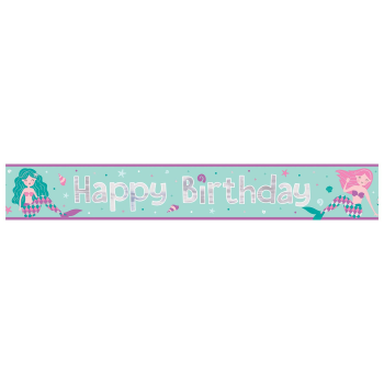 Picture of MERMAID - FOIL BANNER 12'
