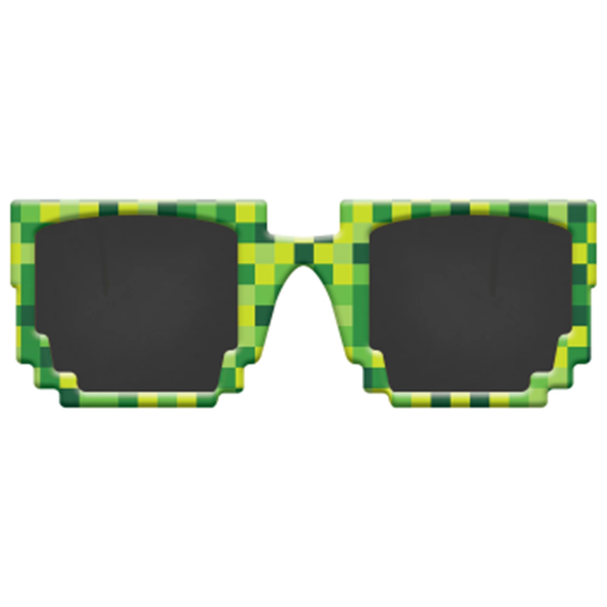 Image sur TNT PARTY - "INSPIRED BY MINECRAFT" Pixel Glasses