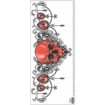 Image de TATTOO - BEAUTY BONE TATTOO - RUBY SKULL