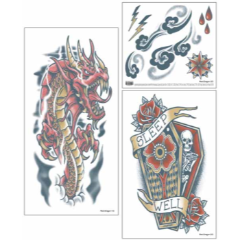 Image de TATTOO - SLEEVE RED DRAGON
