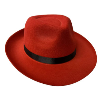 Image de HAT - ADULT RED 20's GANGSTER HAT