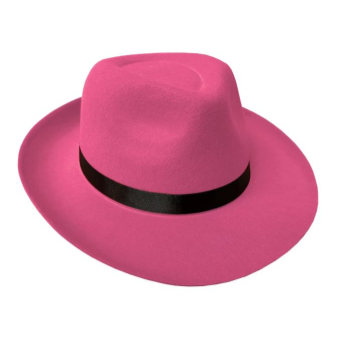 Image de HAT - ADULT PINK 20's GANGSTER HAT
