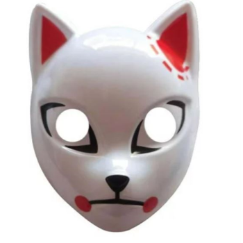 Picture of ANIME - ADULT RED EAR ANIME "INSPIRED BY CAT SLAYER" MASK