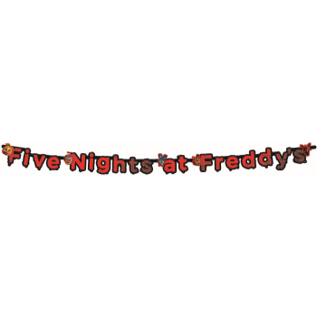 Picture of FIVE NIGHTS AT FREDDY - LETTER BANNER