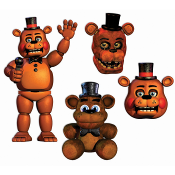 Picture of FIVE NIGHTS AT FREDDY - CUTOUTS 4/PKG