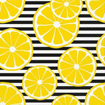 Image de LEMON SLICES - LUNCHEON NAPKINS