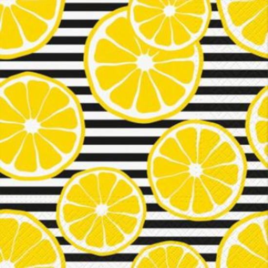 Picture of LEMON SLICES - LUNCHEON NAPKINS