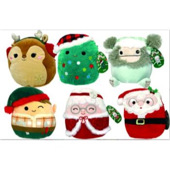 Picture of SQUISHMALLOW - 12'' - ASSORTMENTS - XMAS ASSORTED