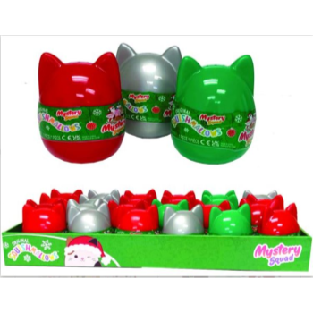 Image de SQUISHMALLOW - 4" - ASSORTMENT - XMAS BLIND CAP