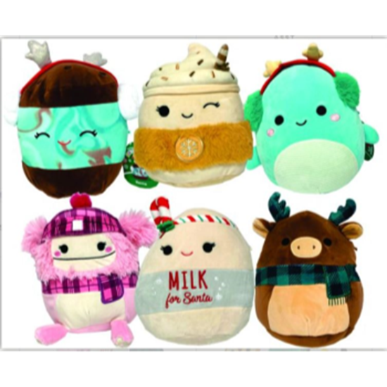 Image sur SQUISHMALLOW - 8" - ASSORTMENT - XMAS