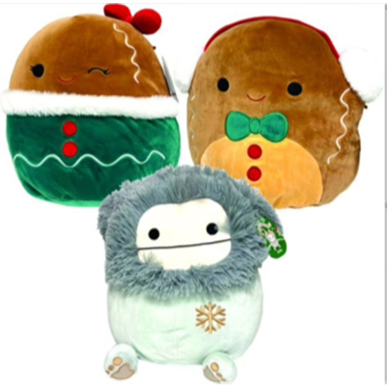 Image sur SQUISHMALLOW - 12'' - ASSORTMENT - XMAS ASSORTED