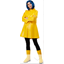 Image de Coraline Adult Rain Coat Costume - Large