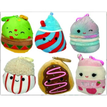 Image de SQUISHMALLOW - 3.5'' CLIPS - ASSORTMENTS - FOOD