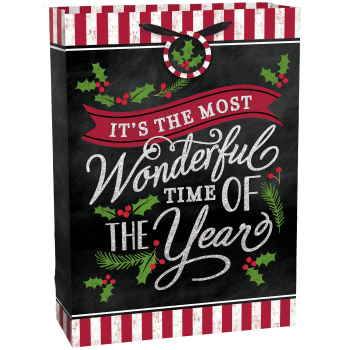 Image de DECOR - GIFT BAG - MOST WONDERFUL TIME XL BAG