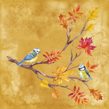 Image de AUTUMN BIRDS  - LUNCHEON NAPKINS