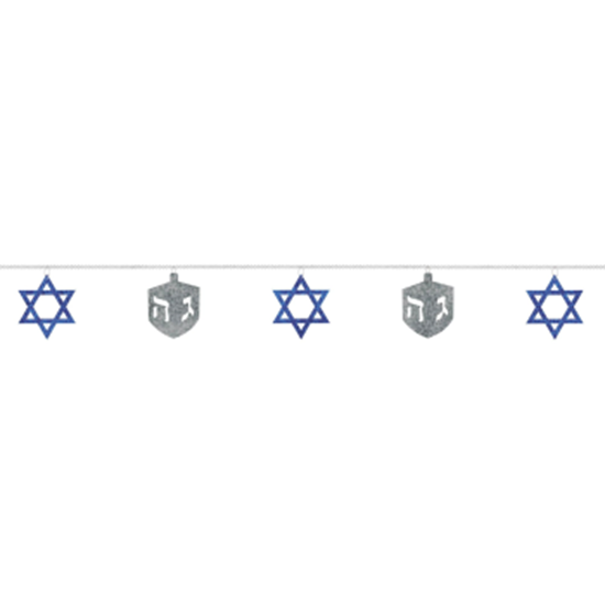 Picture of DECOR - Hanukkah Sequin Ring Garland