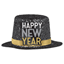 Image de WEARABLES - Happy New Year Mini Top Hat Black, Silver, Gold