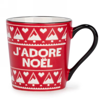 Image de DECOR - CHRISTMAS MUG - J'ADORE NOEL ....