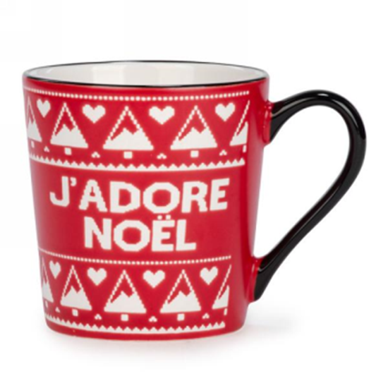 Image sur DECOR - CHRISTMAS MUG - J'ADORE NOEL ....