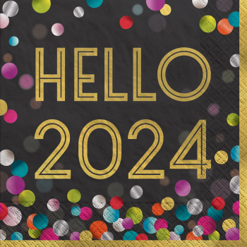 Image de TABLEWARE - Colorful Confetti 2024 Luncheon Napkins