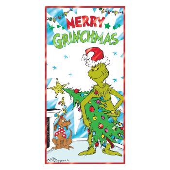 Picture of DECOR - THE GRINCH - MERRY GRINCHMAS DOOR DECORATION