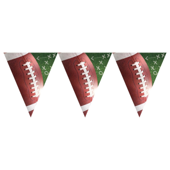 Picture of Football Plastic Pennant Banner