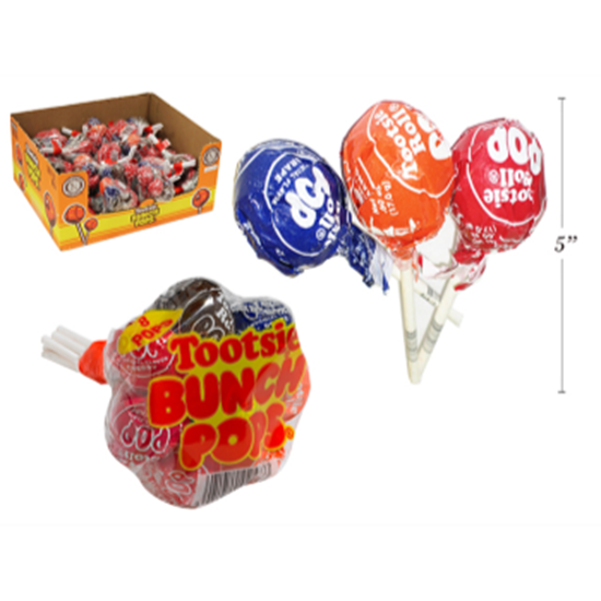 Image sur 1 PACK TOOTSIE ROLL BUNCH POPS CANDY
