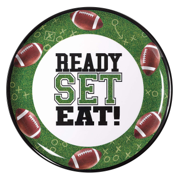 Picture of FOOTBALL Go Fight Win Melamine Round Platter