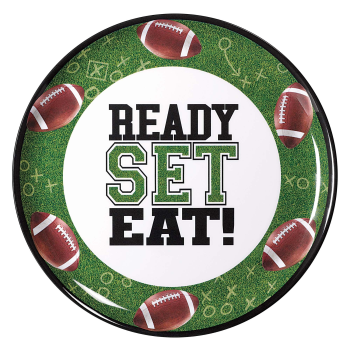 Image de FOOTBALL Go Fight Win Melamine Round Platter