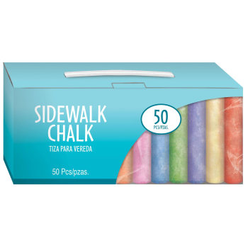 Image de FAVOUR - 50pc. SIDEWALK CHALK ASSORTED COLOURS