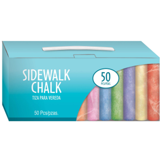 Image sur FAVOUR - 50pc. SIDEWALK CHALK ASSORTED COLOURS