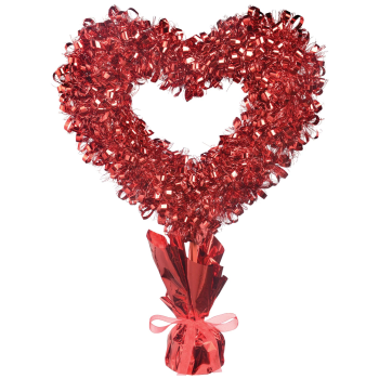 Picture of DECOR - Valentine Tinsel Deluxe Centerpiece