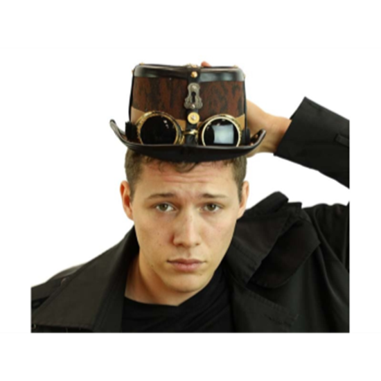 Image sur Steampunk Hat with Lock 