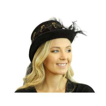 Image de Steampunk Hat with Black Lace and Keys