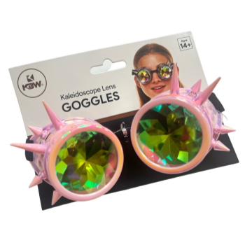 Picture of GLASSES - Colorful Kaleidoscope Goggles - PINK