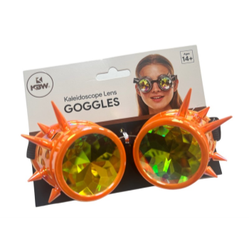 Picture of GLASSES - Colorful Kaleidoscope Goggles - ORANGE