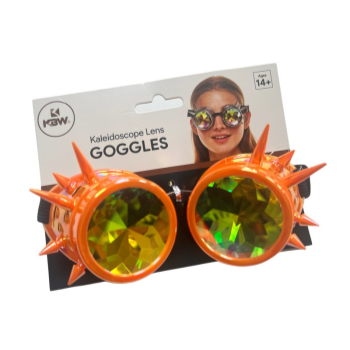 Image de GLASSES - Colorful Kaleidoscope Goggles - ORANGE