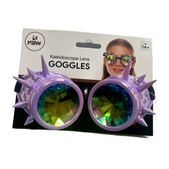 Image de GLASSES - Colorful Kaleidoscope Goggles - PURPLE